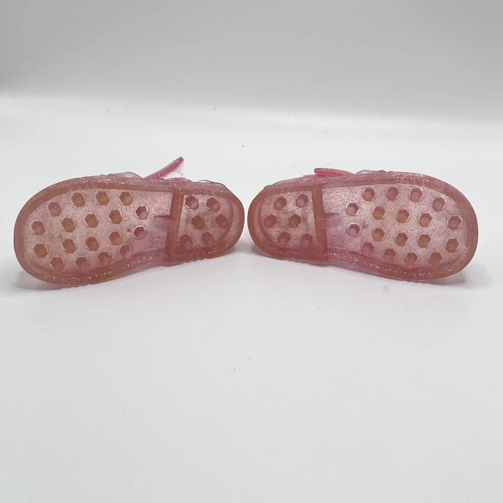 OshKosh Bgosh Baby Gap Glitter Jelly Sandals Bundle Toddler Girls Size 5 2 Pair